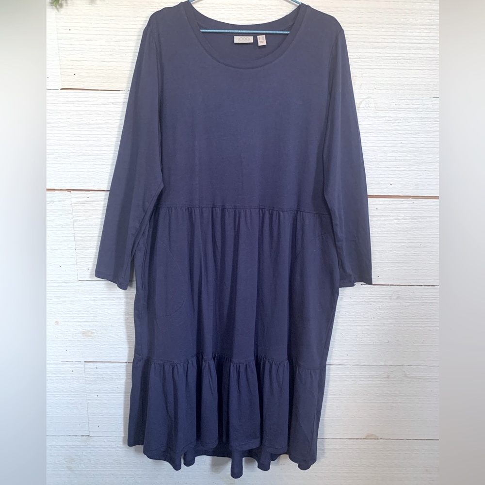 Dress by LOGO Lori Goldstein.  Size M Petite